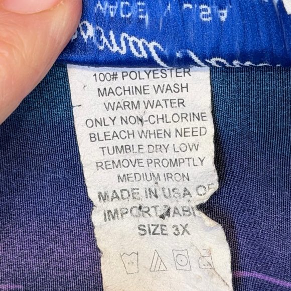 A Personal Touch | VTG Plus Size Multicolor Watercolor Pattern Button Blouse Top - Picture 13 of 16